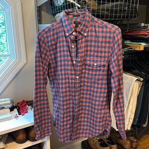 J.Crew Mens Slim Flannel Button Down Shirt